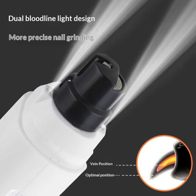 Electric Pet Nail Grinder with LED Light
