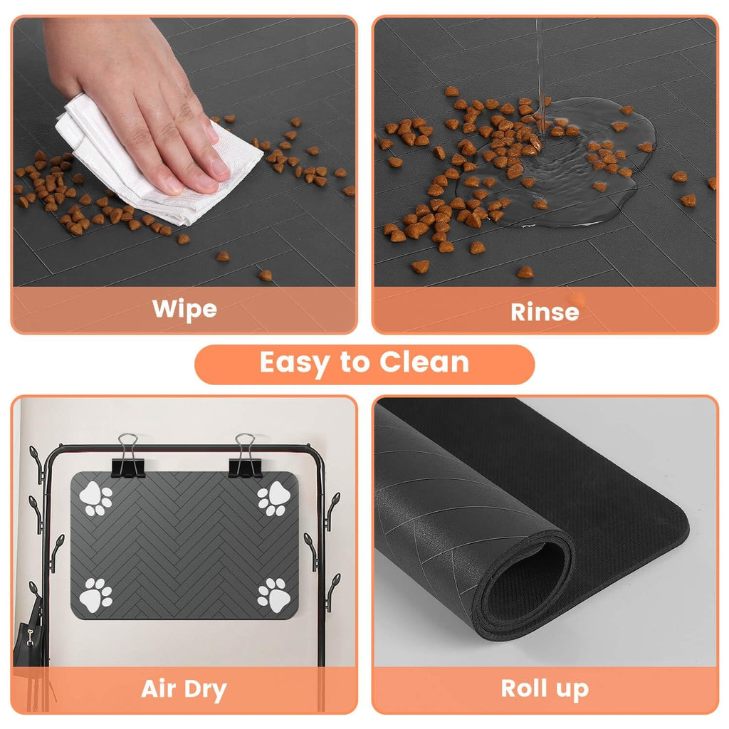Absorbent Waterproof Pet Feeding Mat
