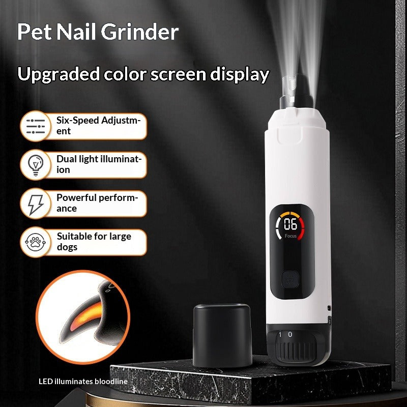 Electric Pet Nail Grinder with LED Light