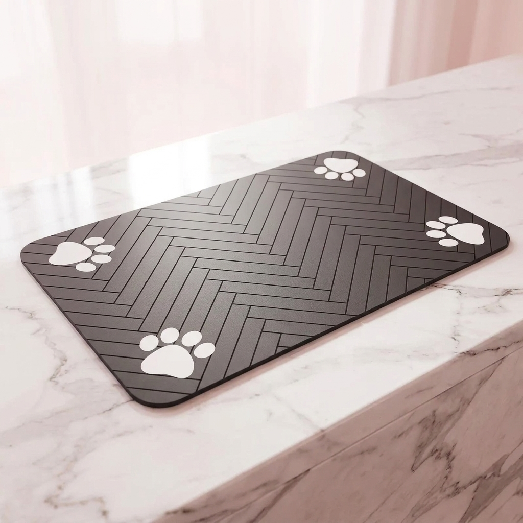 Absorbent Waterproof Pet Feeding Mat