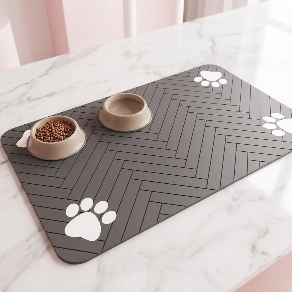 Absorbent Waterproof Pet Feeding Mat